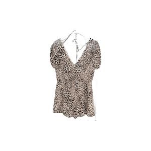The perfect cheetah romper for a night out!